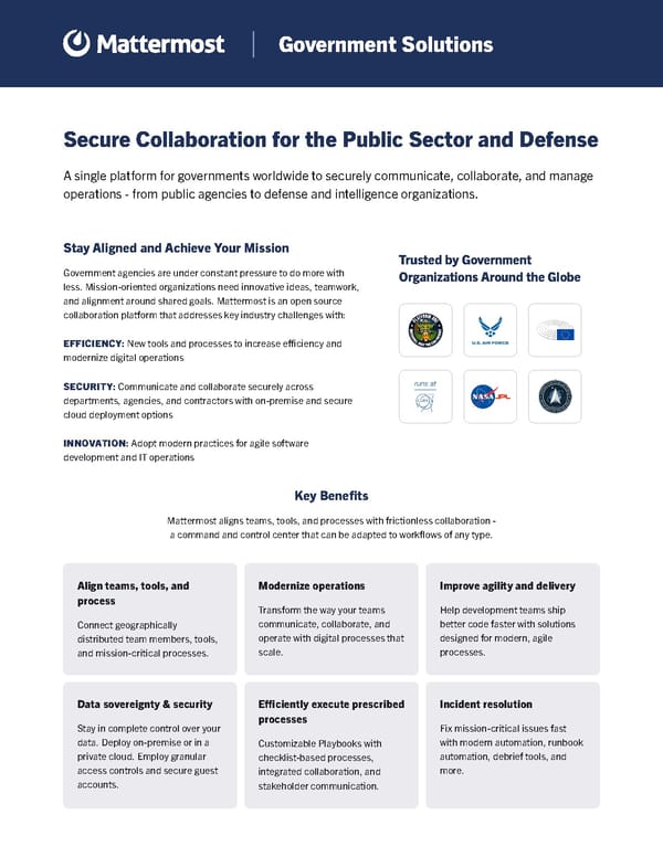 Government Solutions - Page 1