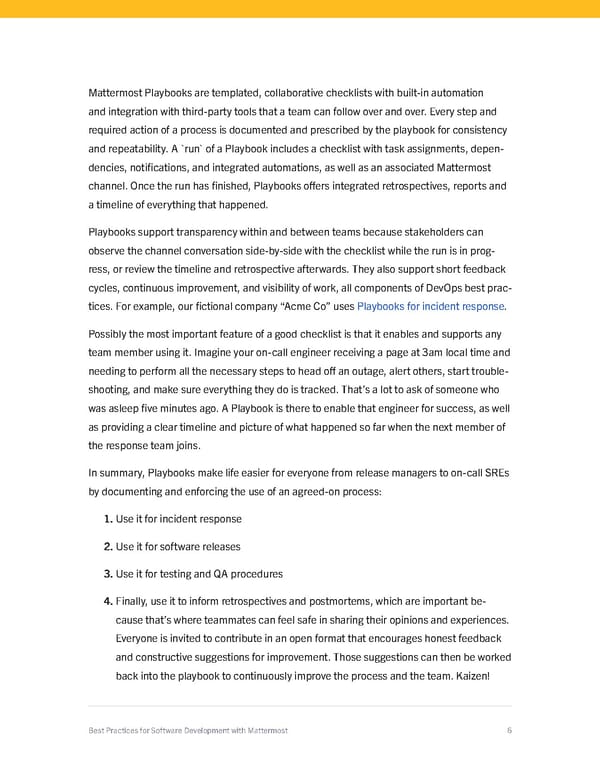 Best Practices for Software Development - Page 6