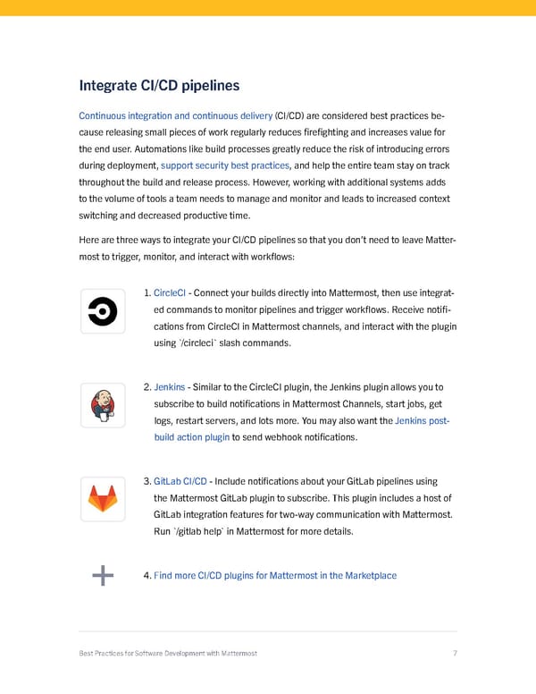 Best Practices for Software Development - Page 7