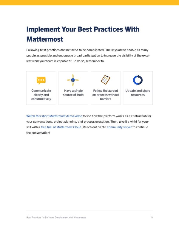 Best Practices for Software Development - Page 8